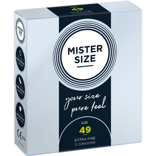 MISTER SIZE - KONDOMGRÖSSE S 49 MM (3 STÜCK)