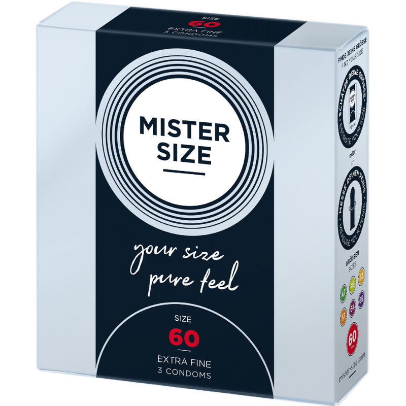 MISTER SIZE - KONDOMGRÖSSE XL 60 MM (3 STÜCK)