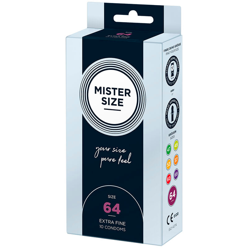 MISTER SIZE - KONDOME GRÖSSE XXL 64 MM (10 STÜCK)