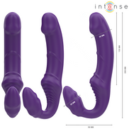 INTENSE - JILL DOUBLE Sensory Device 20 CM PURPLE REMOTE CONTROL