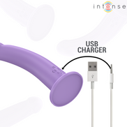 INTENSE - EDDIE Sensory Device 17.5 CM 10 VIBRATIONS PURPLE REMOTE CONTROL