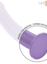 INTENSE - EDDIE Sensory Device 17.5 CM 10 VIBRATIONS PURPLE REMOTE CONTROL