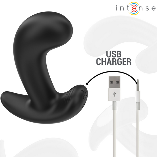 INTENSE - CHANDLER ANALPLUG 10 VIBRATIONEN SCHWARZ FERNBEDIENUNG