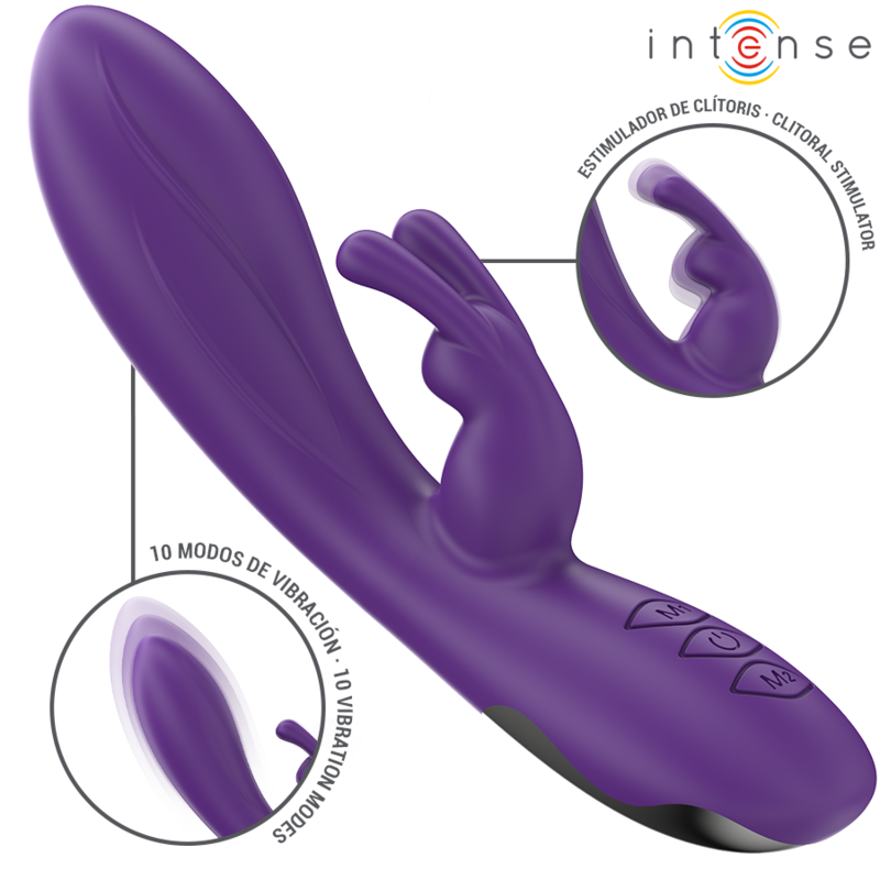 INTENSE - RANDALL RABBIT Sensory Device 10 VIBRATIONS PURPLE