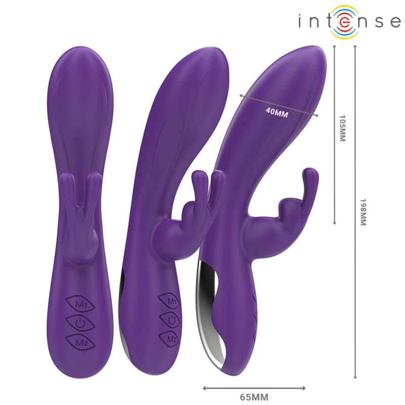 INTENSE - RANDALL RABBIT Sensory Device 10 VIBRATIONS PURPLE
