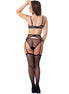 LIVCO CORSETTI FASHION - KEILA LC 20245 BH + STRUMPFHALTER + SLIP SCHWARZ S/M