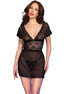 CHILIROSE - CR 4830 BABYDOLL SCHWARZ L