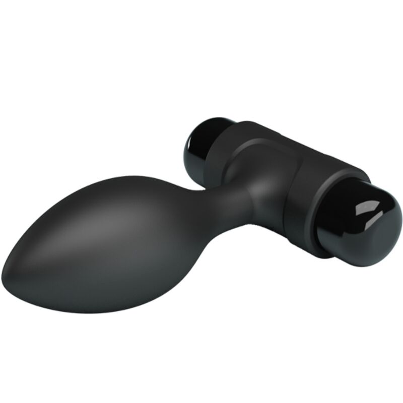 PRETTY LOVE - VIBRA BUTT 10 VIBRATIONEN ANALPLUG SCHWARZ