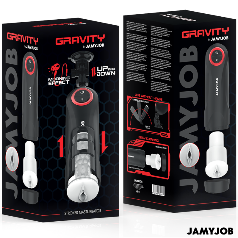 JAMYJOB – GRAVITY AUTOMATISCHER VAGINA-MASTURBATOR MIT 5 STOSSMODI UND SOUNDEFFEKT