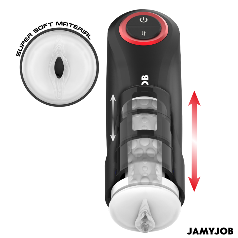 JAMYJOB – GRAVITY AUTOMATISCHER VAGINA-MASTURBATOR MIT 5 STOSSMODI UND SOUNDEFFEKT