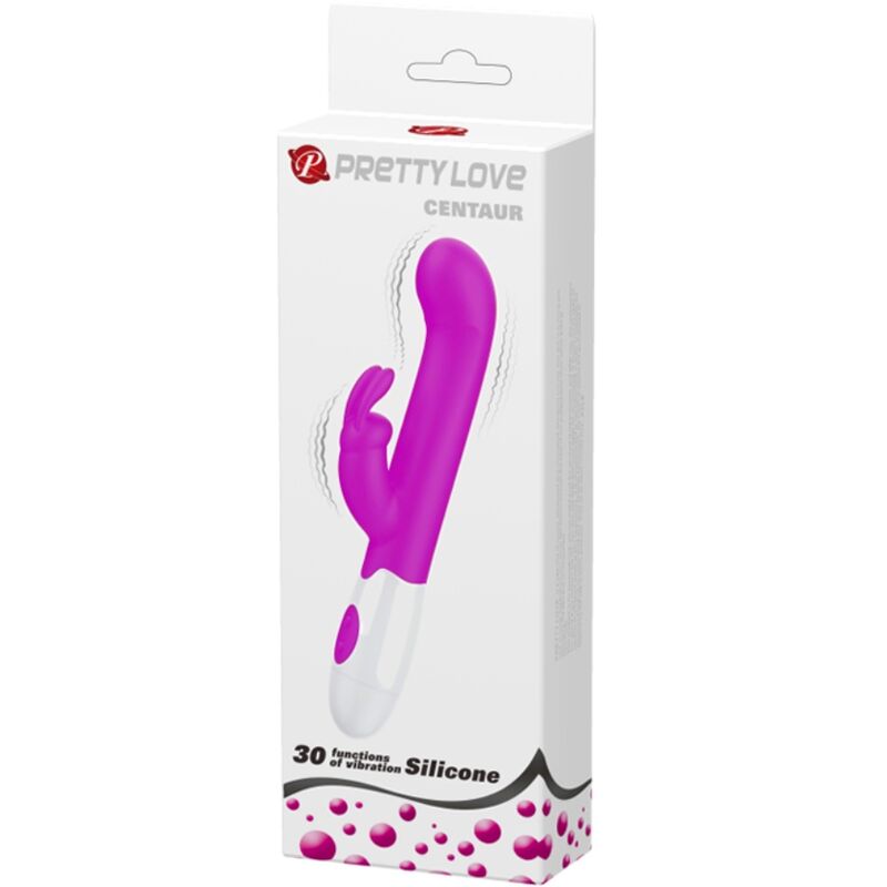 PRETTY LOVE - CENTAUR Sensory Device RABBIT 30 VIBRATION MODES PURPLE