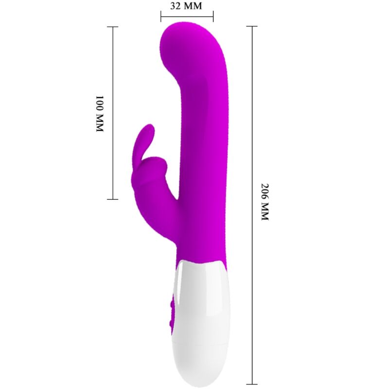PRETTY LOVE - CENTAUR Sensory Device RABBIT 30 VIBRATION MODES PURPLE