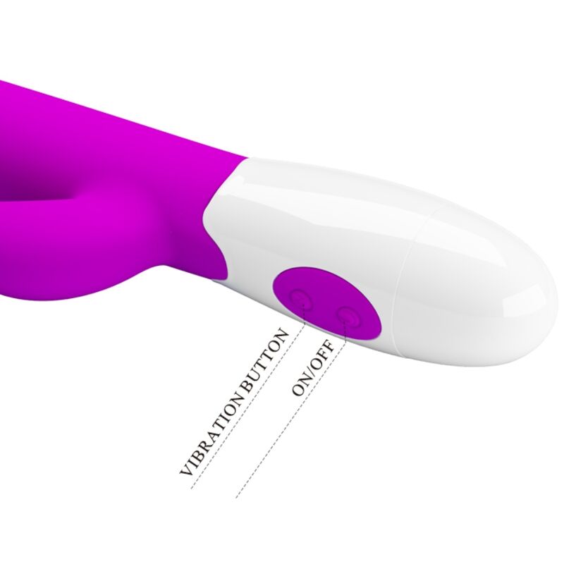 PRETTY LOVE - CENTAUR Sensory Device RABBIT 30 VIBRATION MODES PURPLE