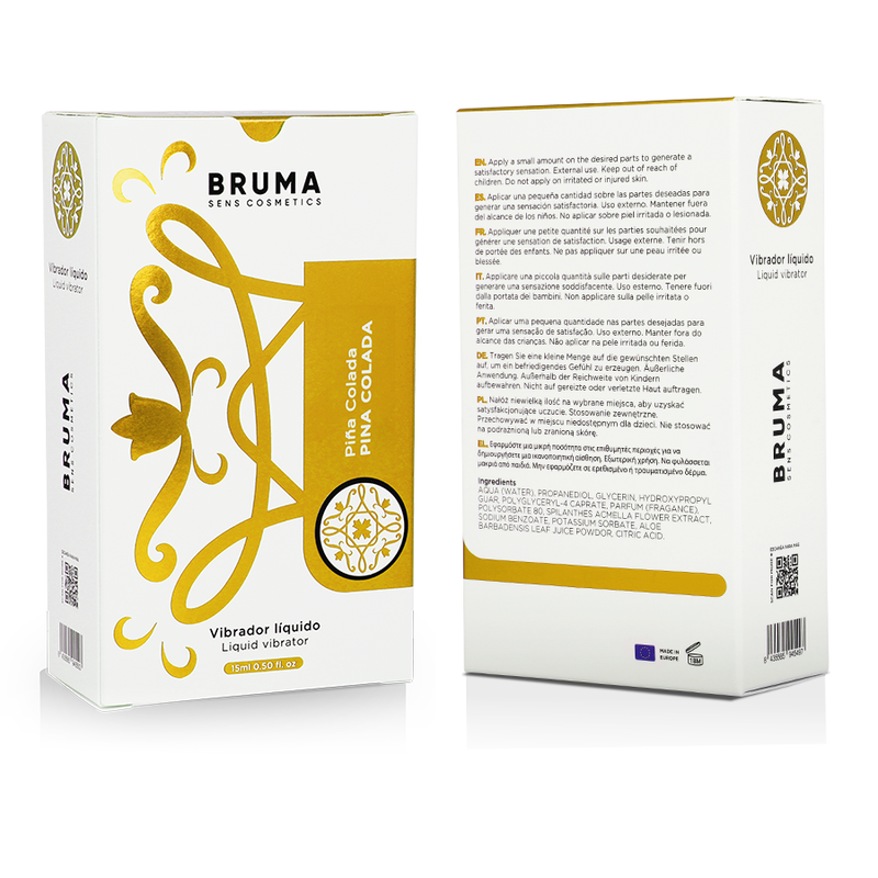 BRUMA – FLÜSSIGES Sensorisches Gleitmittel ULTRA SLIDING PINA COLADA 15 ML