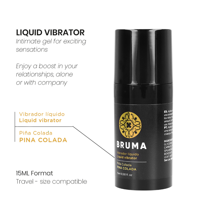 BRUMA – FLÜSSIGES Sensorisches Gleitmittel ULTRA SLIDING PINA COLADA 15 ML