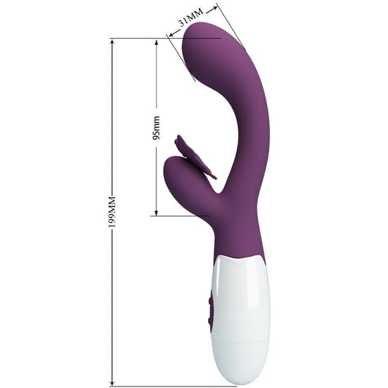 PRETTY LOVE - BUTTERFLY KISS RABBIT Sensory Device & G-SPOT STIMULATOR PURPLE