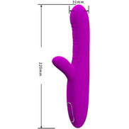 PRETTY LOVE - ANGELIQUE MULTIFUNCTION Sensory Device + CLITORIS STIMULATOR PURPLE