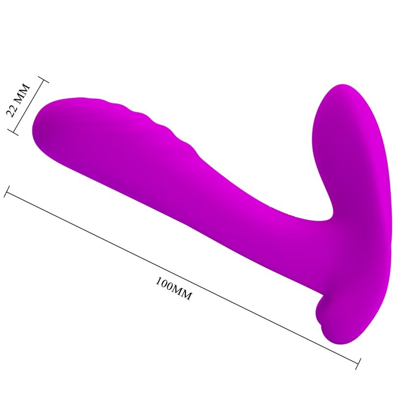 PRETTY LOVE - MASSAGER & Sensory Device 12 VIBRATIONS REMOTE CONTROL PURPLE