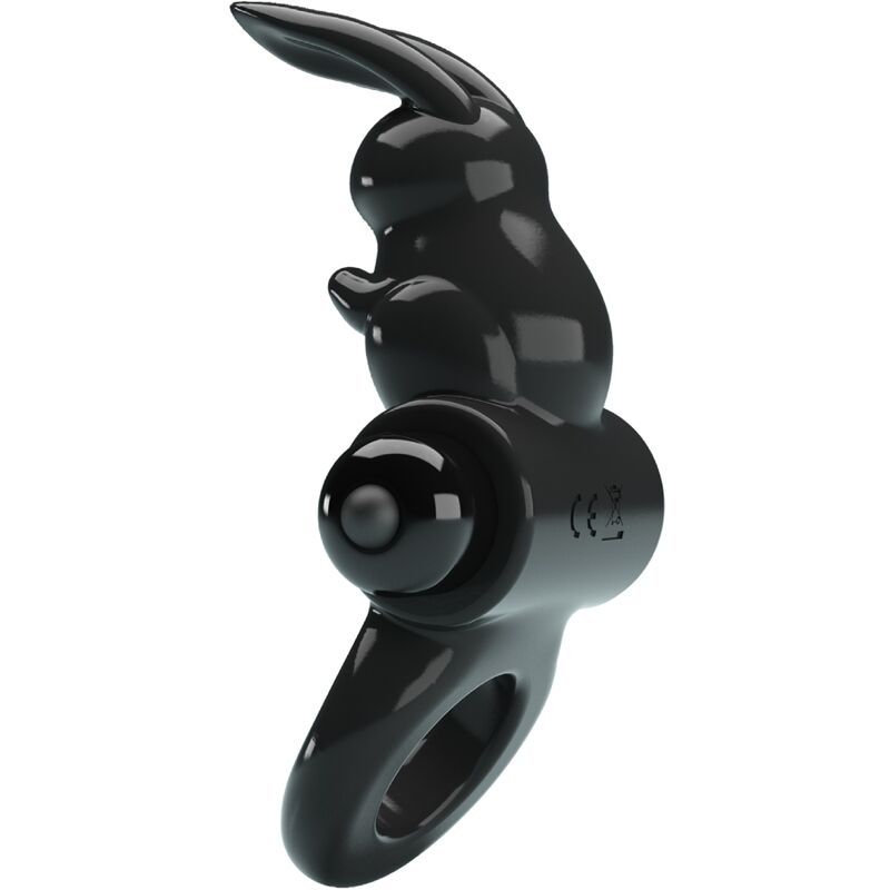 PRETTY LOVE - EXCITING RING RABBIT Sensorisches Gerät RING 10 VIBRATIONEN SCHWARZ