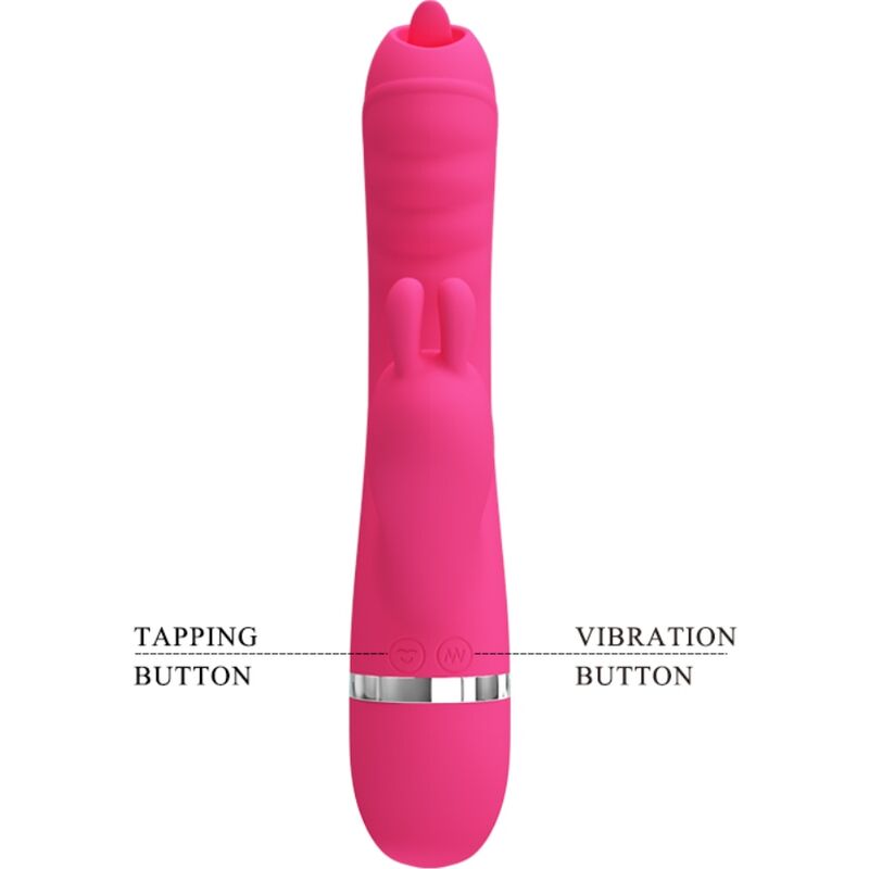 PRETTY LOVE - PHOENIX MULTIFUNCTION RABBIT Sensory Device PINK