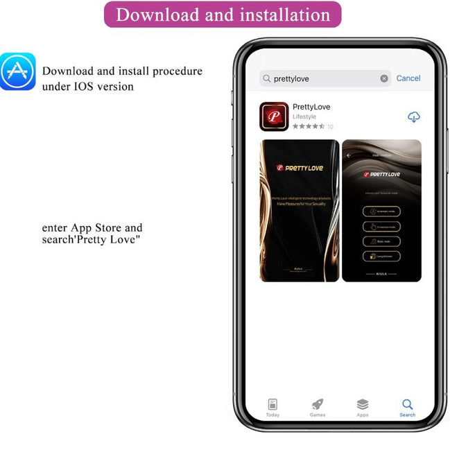 PRETTY LOVE - FRANZ MASSAGER AND Sensory Device FREE APP PURPLE