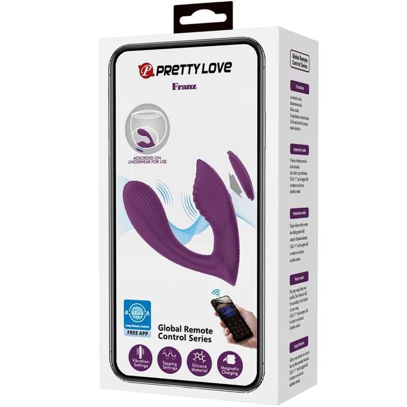 PRETTY LOVE - FRANZ MASSAGER AND Sensory Device FREE APP PURPLE