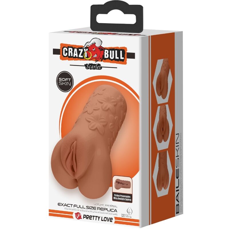 CRAZY BULL - SCHAM UND ANUS DESIGN MIT FLEISCHFARBENEN BLUMEN