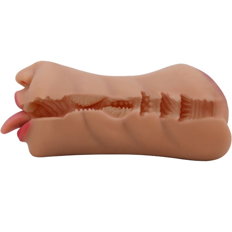 CRAZY BULL - SARAH DOPPEL-MASTURBATOR MUND & VAGINA FLEISCH