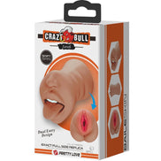 CRAZY BULL - SARAH DOPPEL-MASTURBATOR MUND & VAGINA FLEISCH