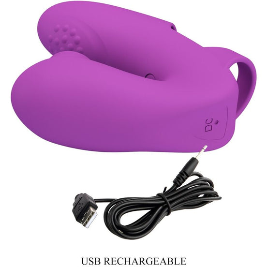 PRETTY LOVE - ATHENA FINGER Sensory Device WITH CLITORIS STIMULATOR PURPLE