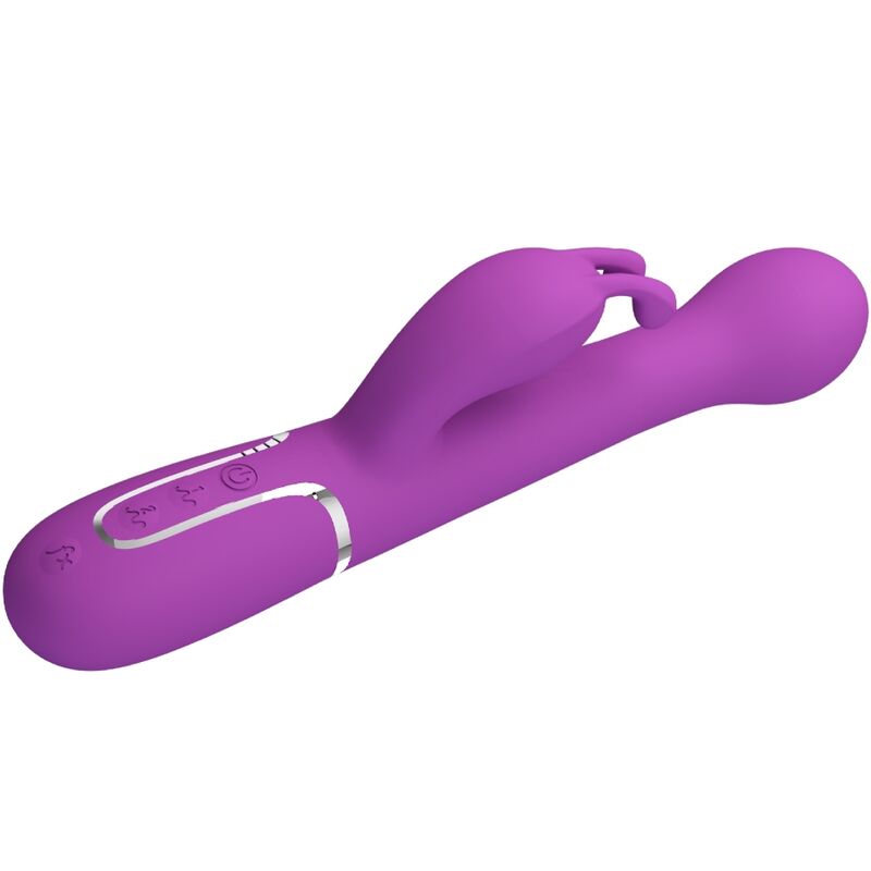 PRETTY LOVE - DEJON 3 IN 1 MULTIFUNCTION RABBIT Sensory Device PURPLE