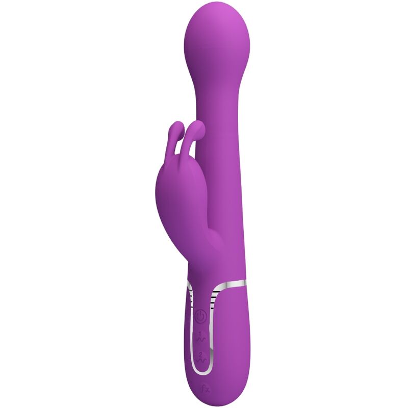 PRETTY LOVE - DEJON 3 IN 1 MULTIFUNCTION RABBIT Sensory Device PURPLE
