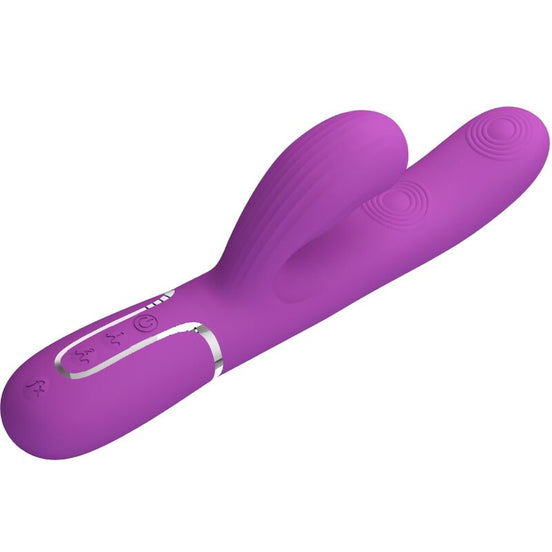PRETTY LOVE - PERLITA 3 IN 1 MULTIFUNCTION RABBIT Sensory Device PURPLE