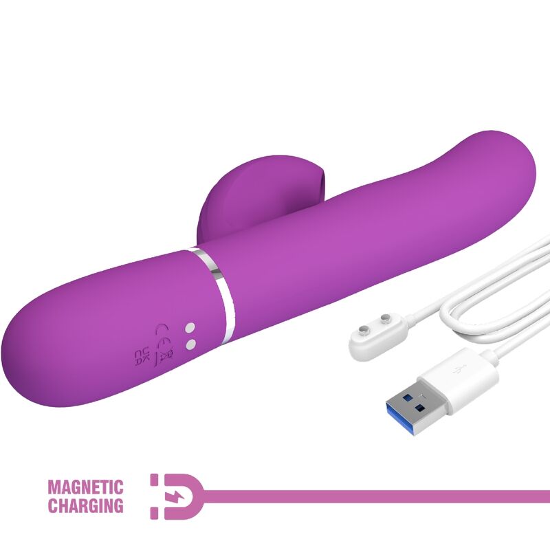 PRETTY LOVE - PERLITA 3-IN-1 MULTIFUNKTION HASE Sensorisches Gerät VIOLETT