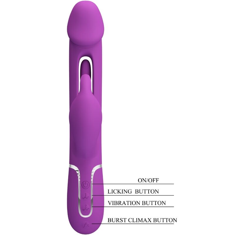 PRETTY LOVE - KAMPAS 3 IN 1 MULTIFUNCTION RABBIT Sensory Device PURPLE