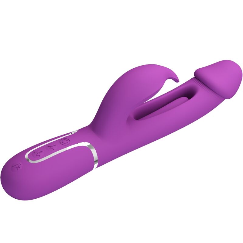 PRETTY LOVE - KAMPAS 3 IN 1 MULTIFUNCTION RABBIT Sensory Device PURPLE