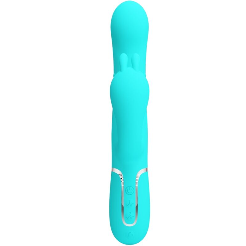 PRETTY LOVE - CAMMY 4 IN 1 MULTIFUNCTION TRIPPLE RABBIT Sensory Device BLUE