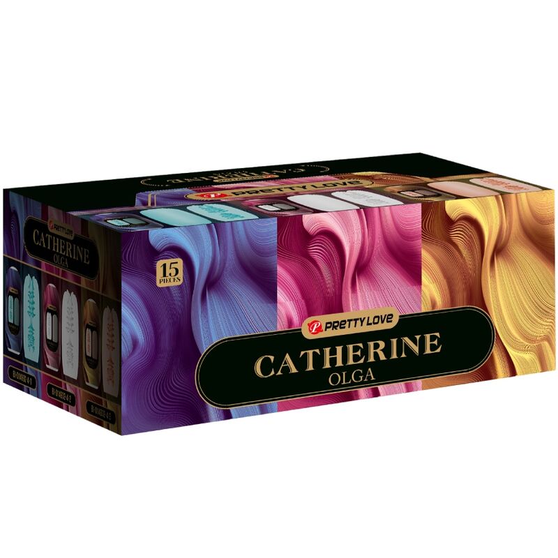 PRETTY LOVE – OLGA PACK 15 VERSCHIEDENE MÄNNLICHE MASTURBATOREN