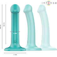 INTENSE - KATIE Sensory Device WITH SUCTION CUP 10 VIBRATIONS BLUE REMOTE CONTROL