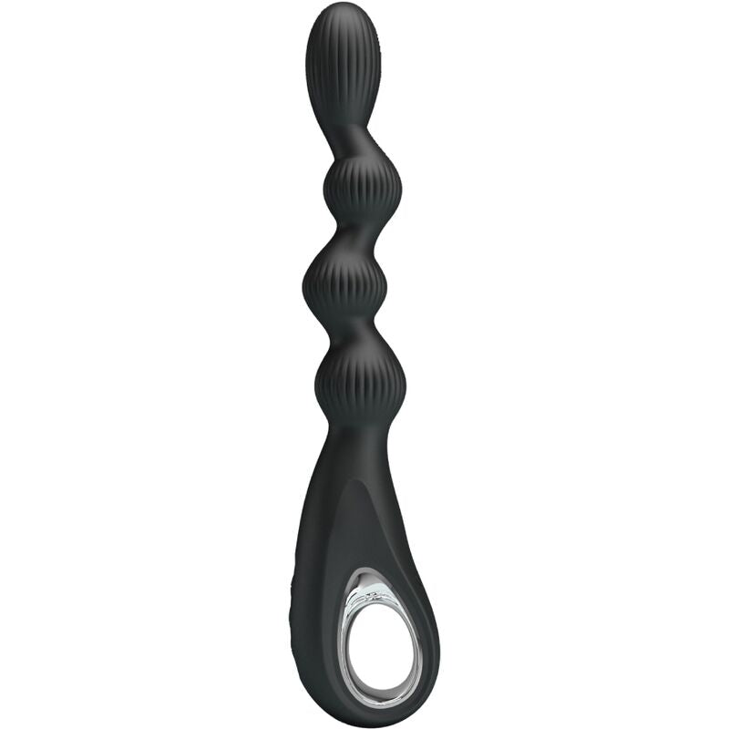 PRETTY LOVE - FEDERER ANAL Sensory Device 12 VIBRATIONS BLACK