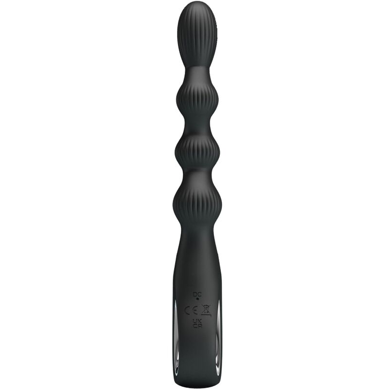 PRETTY LOVE - FEDERER ANAL Sensory Device 12 VIBRATIONS BLACK