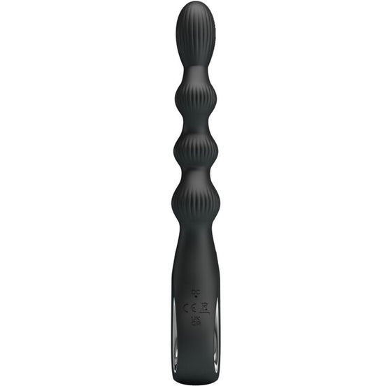 PRETTY LOVE - FEDERER ANAL Sensory Device 12 VIBRATIONS BLACK