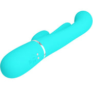 PRETTY LOVE - SHANIA TRIPLE RABBIT MULTIFUNKTIONALES Sensorisches Gerät 3 IN 1 BLAU