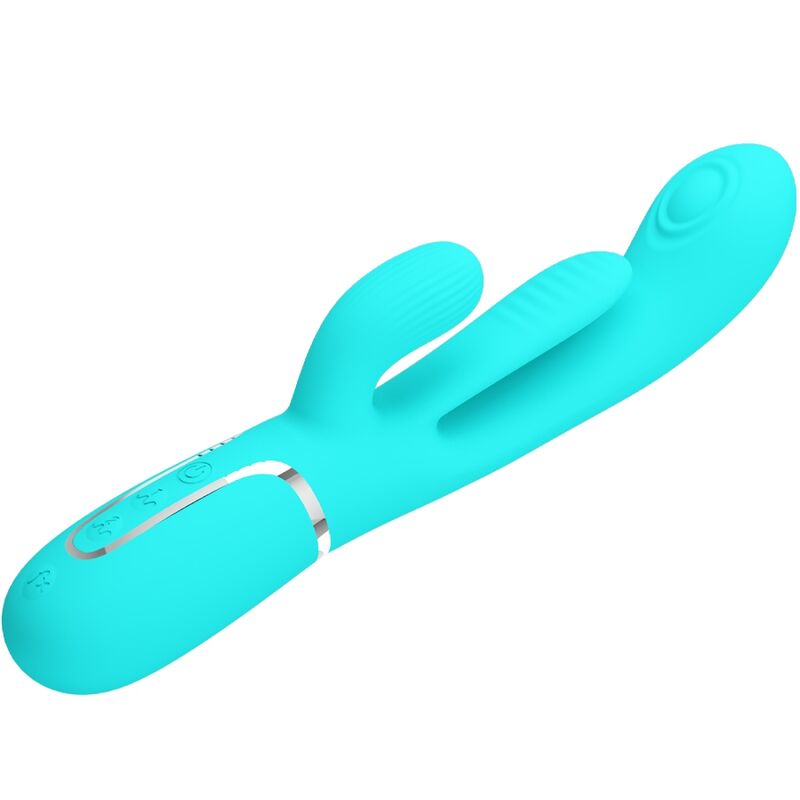 PRETTY LOVE - SHANIA TRIPLE RABBIT MULTIFUNKTIONALES Sensorisches Gerät 3 IN 1 BLAU