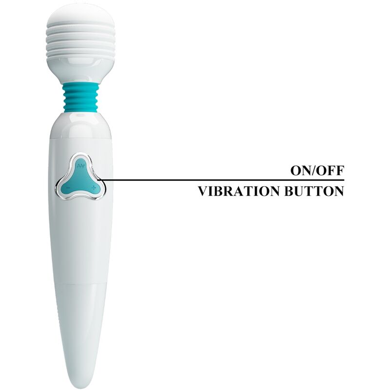 PRETTY LOVE - CLOUD WAND Sensory Device 7 VIBRATIONS WHITE