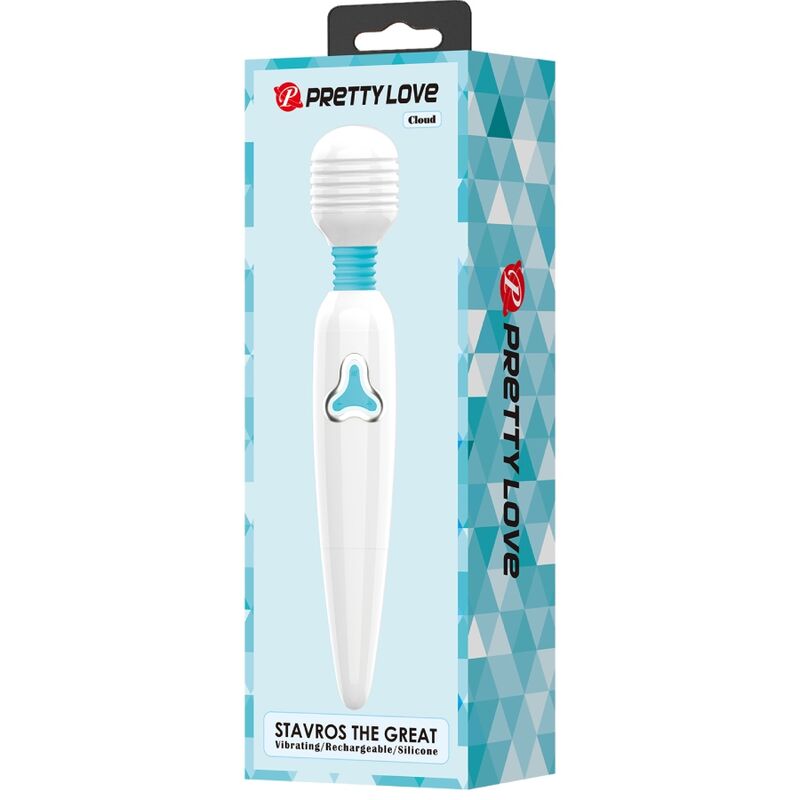 PRETTY LOVE - CLOUD WAND Sensory Device 7 VIBRATIONS WHITE