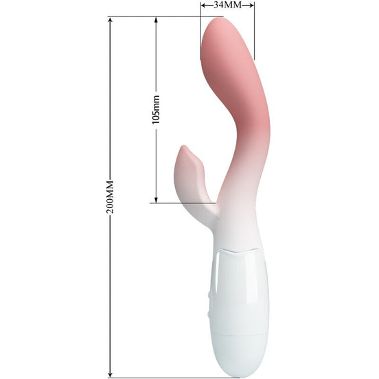 PRETTY LOVE - BRIGHTY G-SPOT Sensory Device + CLITORIS STIMULATOR 30 VIBRATIONS PINK