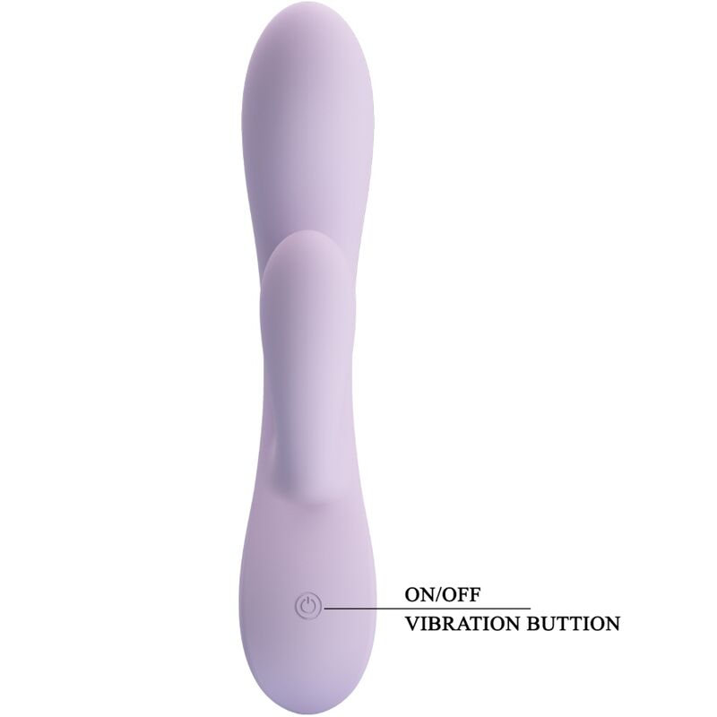 PRETTY LOVE - ROSOLYN RABBIT Sensory Device 10 VIBRATIONS PURPLE