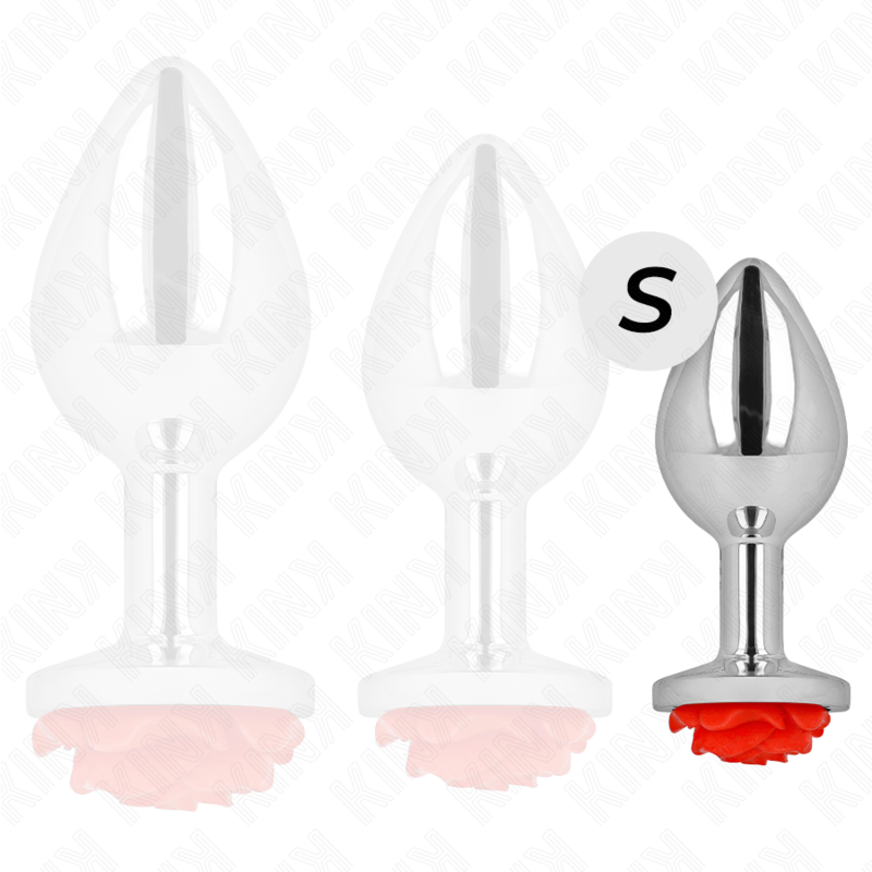 KINK - ANALPLUG ROSENROT GRÖSSE S