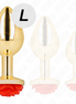 KINK -  PLUG ANAL GOLD ROSE RED SIZE L
